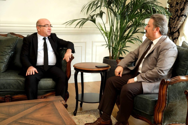 Rektör Karamustafa, Başkan Palancıoğlu’nu Ziyaret Etti