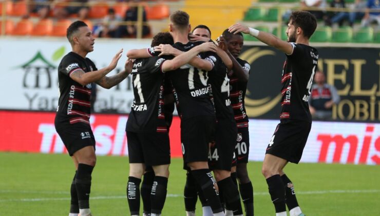 Gaziantep FK, Alanya’da fişi birinci yarıda çekti!