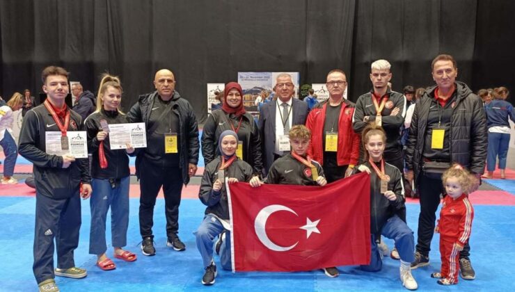 Ulusal Taekwondocu Muhammed Davet Gülen, altın madalya kazandı