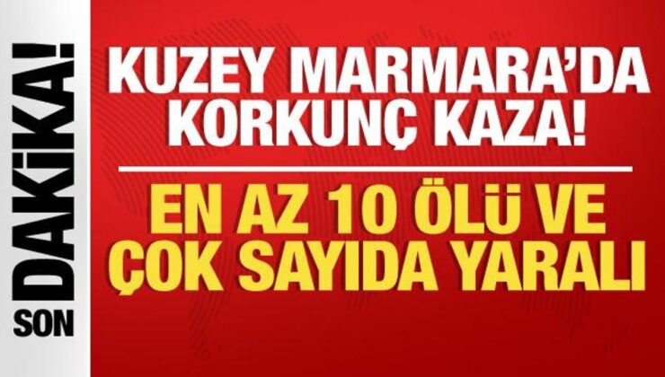 Son dakika haberi: Kuzey Marmara’da büyük kaza: Çok sayıda meyyit ve yaralı