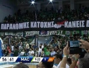 Kıbrıs’ta yakışıksız pankart! Panathinaikos’tan Türkiye’ye büyük saygısızlık