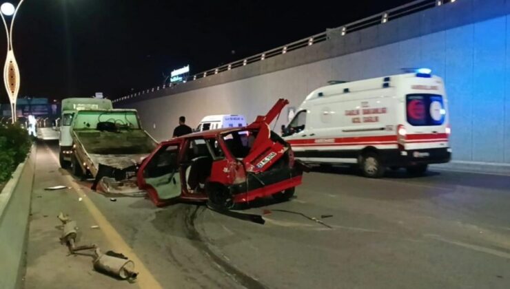 Araba Takla Attı! 1 Meyyit, 4 Yaralı