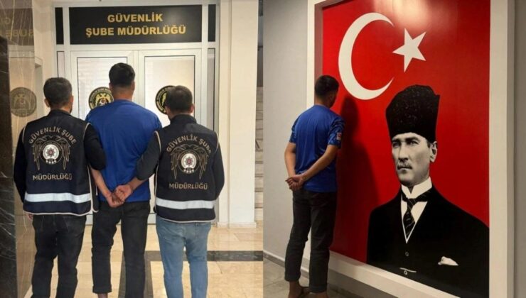 Atatürk görseline basan yabancı asıllı zanlı tutuklandı