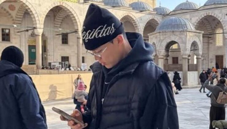 Beşiktaş’ın yeni yıldızından Sultanahmet Camii’nde paylaşım!