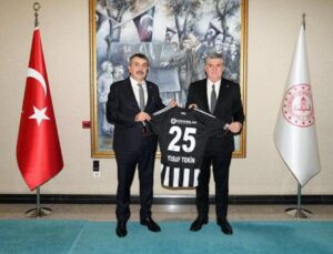 Beşiktaş’tan Ankara ziyareti! Serdal Adalı Bakan Tekin ve Bakan Şimşek’le görüştü