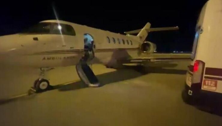 Bitlis’te 2 günlük bebek ambulans uçakla Konya’ya sevk edildi