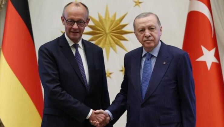 Lider Erdoğan, Almanya Başbakanı Merz ile görüştü