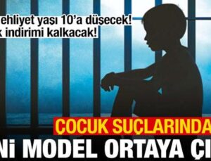 Çocuk hatalarında yeni model: Cezai ehliyet yaşı 10’a inecek, çocuk indirimi kalkacak