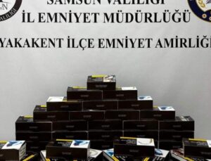 Samsun’da kaçakçılara ikili darbe: 20 bin adet dolu makaron ele geçirildi!