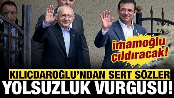 Kemal Kılıçdaroğlu’ndan İmamoğlu’na sert kelamlar: Yolsuzluk vurgusu yaptı!