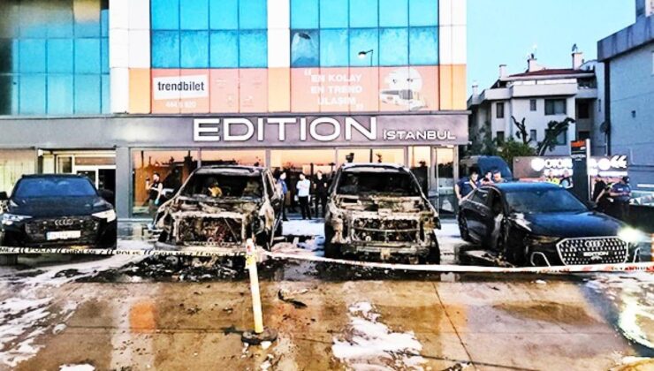 Lüks araçlar küle döndü! Dudak uçuklatan ziyan