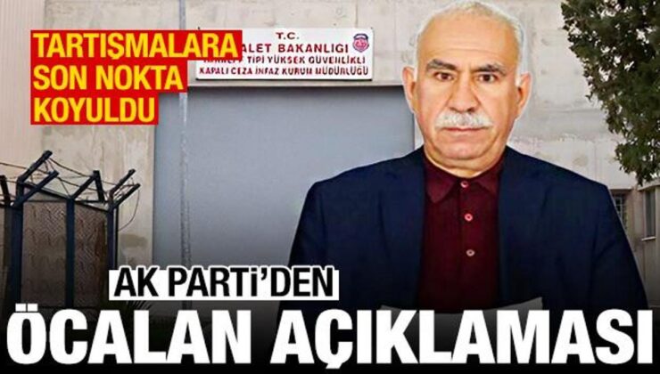 AK Parti kaynaklarından Öcalan açıklaması: Umut hakkı ve özel statü olmayacak