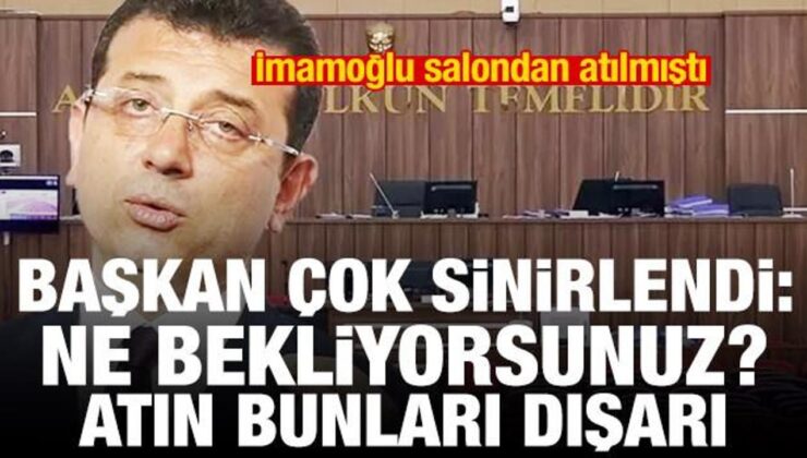 İmamoğlu salondan atılmıştı! Lider sinirlendi: Ne bekliyorsunuz? Atın bunları dışarı