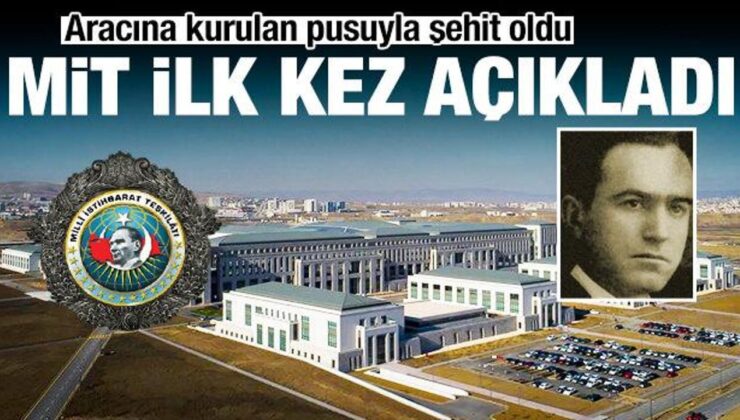 MİT birinci sefer paylaştı: Aracına kurulan pusuyla şehit oldu